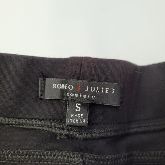 Black Lattice Leggings by Romeo Juliet Couture size Small - Picture 4 of 13